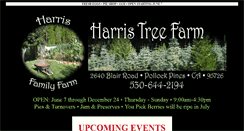 Desktop Screenshot of harristreefarm.com